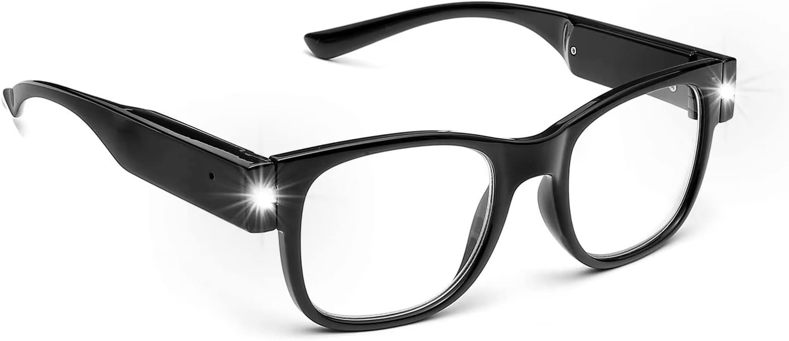 Bright LED USB Rechargeable Reading Glasses with Built-in Flashlight for Enhanced Eye Comfort-image