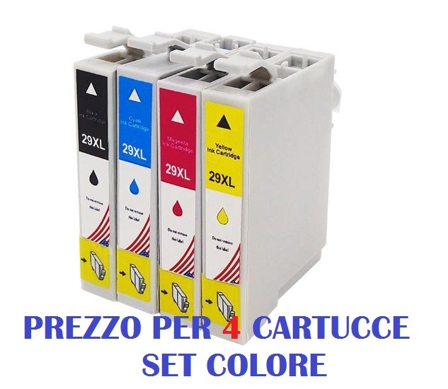 CARTUCCE COMPATIBILI PER EPSON EXPRESSION HOME XP-235 XP-240 SET X 4 29XL