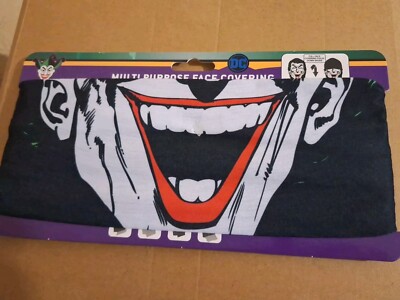 DC COMICS Batman THE JOKER HEAD-WRAP Fahrrad Sport HALS SCHLAUCH GAMASCHE SCHAL/MASKE