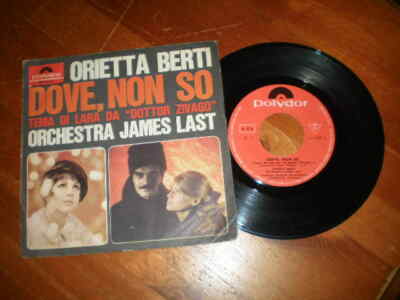 ORIETTA BERTI-Dove non so/Una bambola inutile-Disco 45 giri-POLYDOR-1968