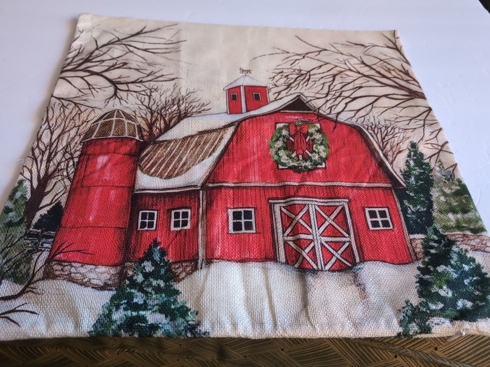 (4) Christmas Pillow Covers 16X16 eBay