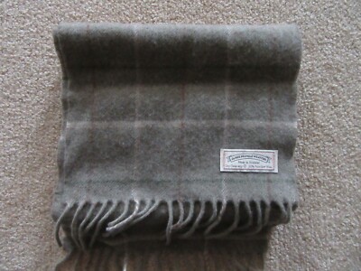 James Pringle Weavers Fringe Women's Scarf Made in Scotland 100% Pure Wool  New