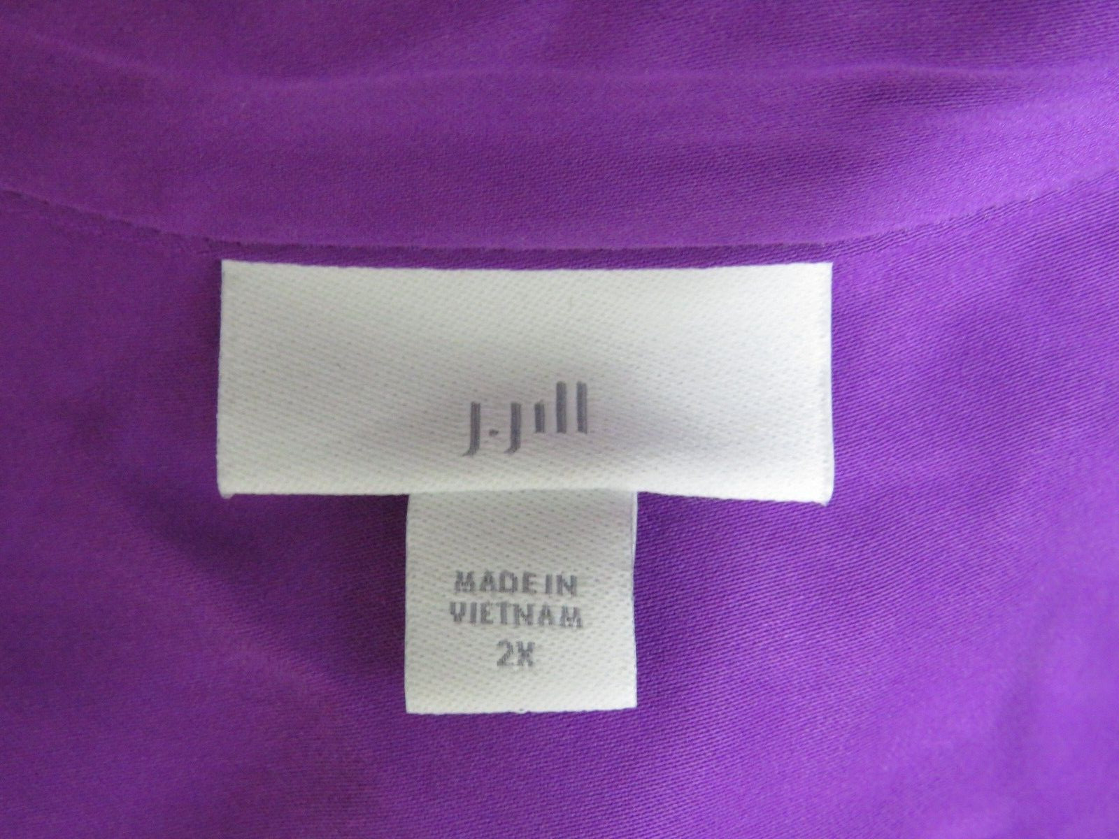 J Jill size 2X Basic Button Down Blouse Long Slee… - image 2