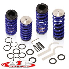 Sleeve Adjustable Coil Lowering Spring Blue Set For 2003-2008 Hyundai Tiburon V6