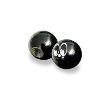 TAPA VÁLVULA NEUMÁTICO MOONEYES BOLAS NEGRAS COCHE Y CAMIÓN USO PERSONALIZADO