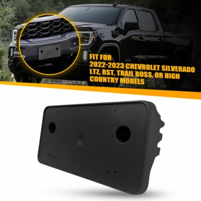 For Chevy 2022-2023 Silverado LTZ 1500 T/Boss RST H/C GM License Plate Bracket