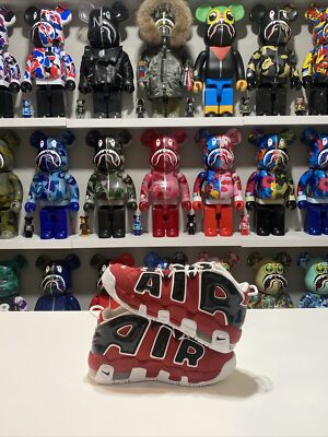 Nike Air More Uptempo Bulls Hoops Pack Varsity Red Size 7Y 415082 600 GS NO BOX