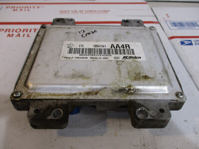    2012 CRUZE ECM ENGINE CONTROL MODULE COMPUTER PCM ECU POWER TESTED 1.4L