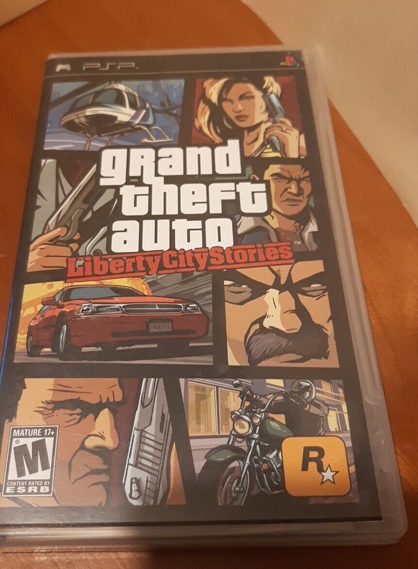 Grand Theft Auto: Liberty City Stories PSP Box Art (White