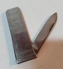 Taschenmesser in Form einer Zapfs&auml;ule, 50er/60er-Jahre Original, Automobilia