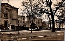 University of Geneva Switzerland College Buildings 1940s Chrome Postcard