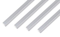 Alberts 4X Winkelprofil Alu Winkel Aluprofil L-Profil Selbstklebend 1000X10X10Mm