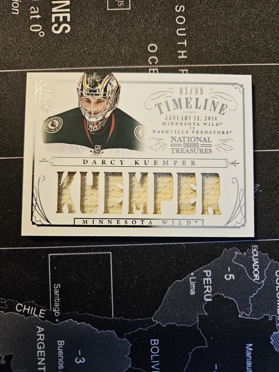 2013-14 Panini National Treasures Darcy Kuemper Minnesota Wild