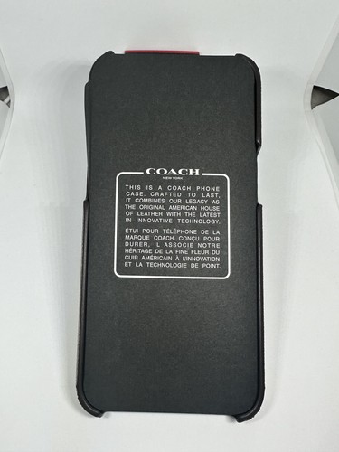 Coach New York Slim Wrap Case For iPhone 15 Pro Max Brown New - Photo 4 sur 4