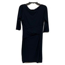 Velvet by Graham & Spencer Sheath Dress Womens Medium Blue Ruched Cocktail