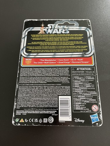 Star Wars Mandalorian Retro Collection WAVE 1 incl Monopoly Set Of 8 New Figures - Picture 17 of 24