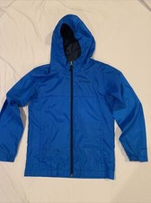 Columbia Youth Boys Sz M Windy Explorer Omni-Shield Hooded Windbreaker Jacket