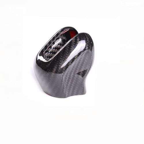 Black Carbon Fiber Car Gear Shift Knob Trim Cover For Volvo S60 XC60 V60 S90 V90 - Bild 2 von 7