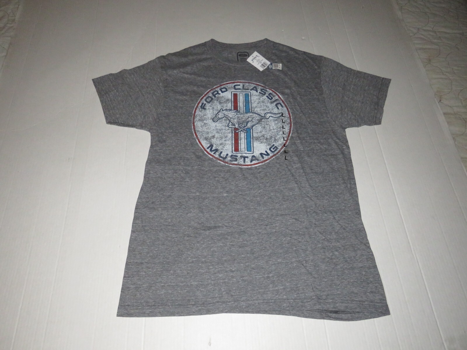 T shirt pony Ford Mustang taglia large classica sportiva muscle car Shelby Cobra