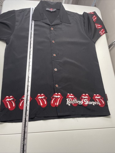 Vintage 2004 Rolling Stones S/S Shirt by Dragonfly Size M Band Logo Buttons USA - Picture 18 of 20