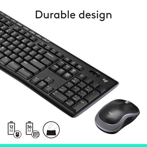 Logitech MK270 Wireless Keyboard And Mouse Combo 2.4 GHz Wireless - OPEN BOX - Photo 6/9