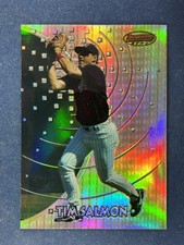 1997 Bowman's Best Refractor #98 Tim Salmon California Angels !