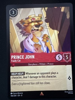 Prince John - Fraidy-Cat 146/204 Reign of Jafar Regular