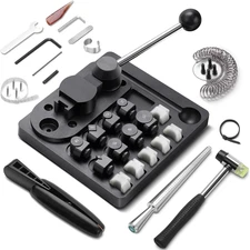 Ring Bender Ring Bending Tool for Spoon Rings Jewelry Making Kit with Nylon Dies