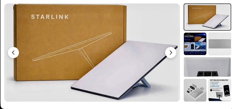 Starlink STARLINK Satellite Internet Kit Terminal Dish w/ Accessories in Box