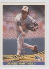1984 Donruss Dennis Martinez #633 0l1