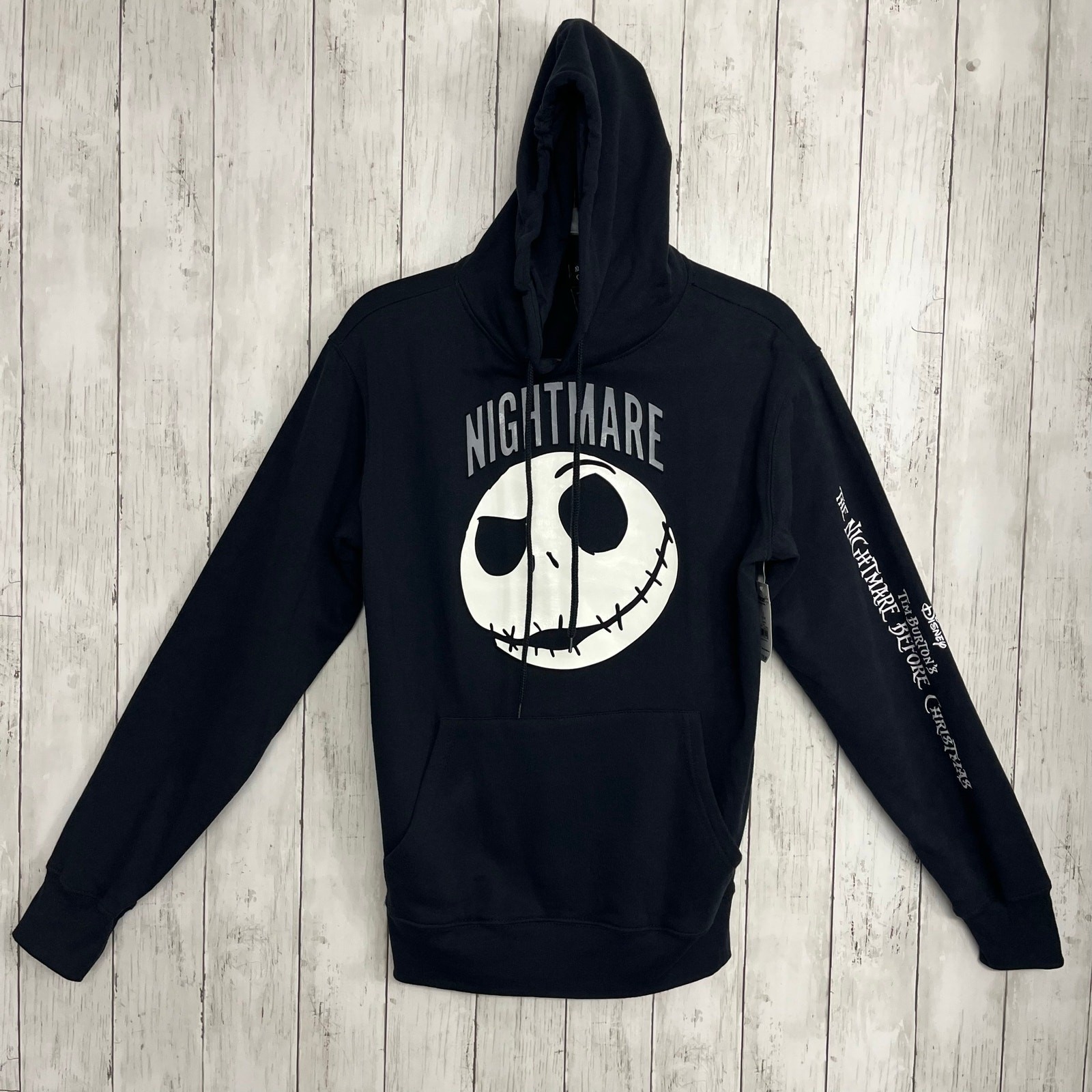 Disney Nightmare Before Christmas Jack Skellington Pullover Hoodie Sweatshirt