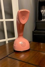 Vintage 1960s Ericofon Cobra &ldquo;Dusty Rose&rdquo; New Case Pink Rotary Phone MCM