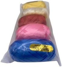 Colored gift wrapping ribbons, 5-pack