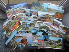 50 Postcards of Dawlish, Devon, Illuminations, Red Rock Coryton Cove Black Swans