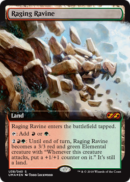 Magic MTG - Raging Ravine - Ultimate Box Toppers - MINT/NMINT - EN - FOIL