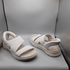 Skechers Go Walk Flex Enticing Sandals Slip-ins Women's 8M Natural A297