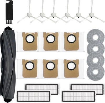 22 Pcs Replacement Parts for Dreame L10s Ultra Robot Vacuum Accessories Gray 