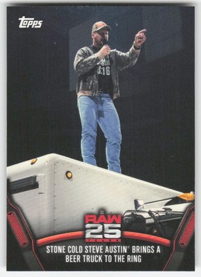 2018 WWE Then Now Forever 25 Years of Raw Stone Cold Steve Austin #RAW-12