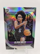 2025-26 Panini Prizm #123 Olivia Miles - Silver Prizm TCU WNBA Lynx (RC) ROY