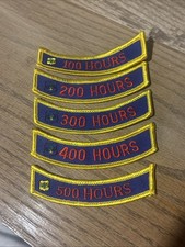 5 US National Forest Service Hours Tab Patch Set Rare Vtg Dept Agriculture