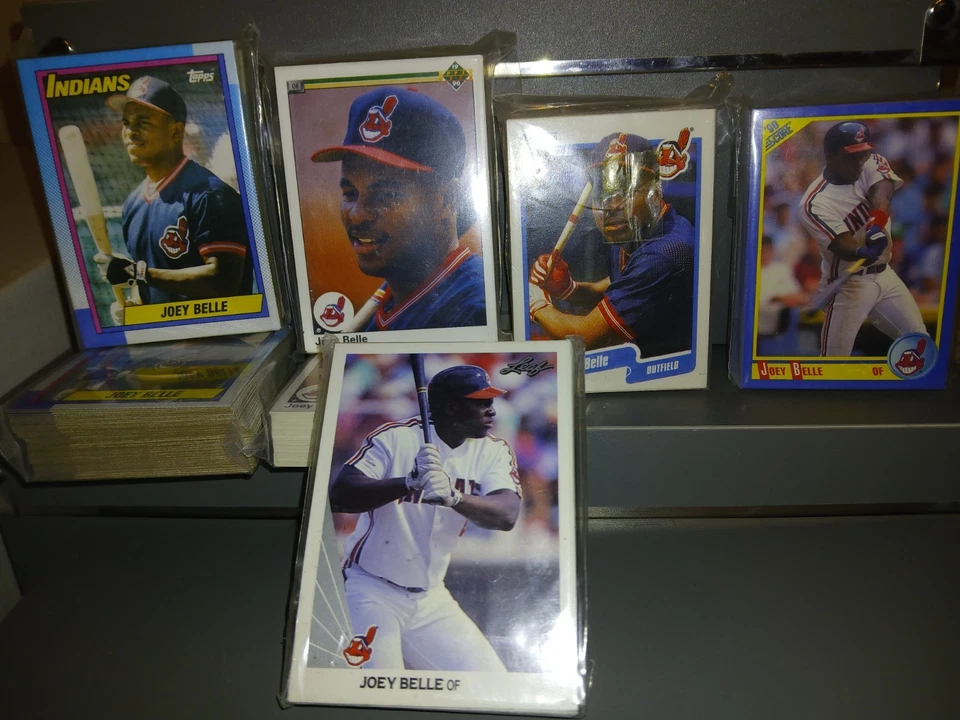 ALBERT BELLE ROOKIES 325 1990 25-90 HOJA 100-UPD & TOPPS 50-SCORE & FLEER Foto 2 de 4