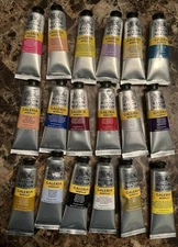 Winsor & Newton Galeria Acrylic Paint Set - Lot Of  18 x 60ml (2oz) Tubes