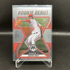2022 Panini Mosaic Josiah Gray ROOKIE DEBUT RC #RD-7 - Nationals
