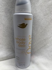 Dove Whole Body Deodorant Cooling Spray, Peach White Tea, Aluminum-Free, 4oz