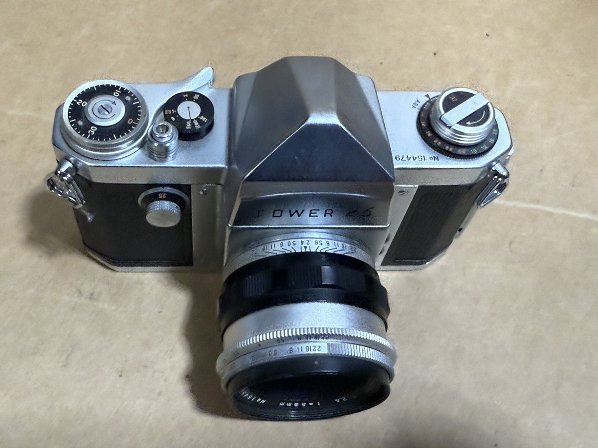 RARE ASAHI PENTAX TOWER 26 CAMERA & f/2.4 58MM TAKUMAR LENS | eBay