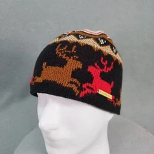 Moon Shadow Wool Beanie Toque Skully Cap Hat Fleece Lined Snow Ski Snowboarding