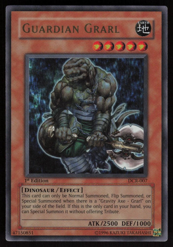 Guardian Grarl DCR-007 YuGiOh Dark Crisis card