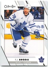 2023-24 O-Pee-Chee #487 T.J. Brodie Toronto Maple Leafs