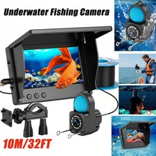 32.8FT Underwater Fishing Camera,Portable Fish Finder with 4.3" LCD Display USA