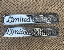 Pair of OEM Chrome Ford Excursion "Limited Edition" Emblem?s / Badges 